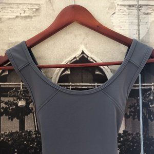 LULULEMON Athletica - Charcoal Fitted Cross Back Dress. Size 6.